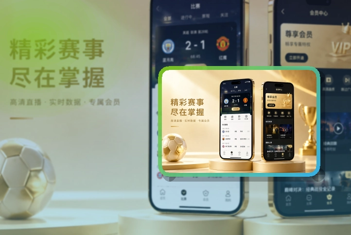 下载指引 · 直播比分App · 今日赛事打开就看界面展示